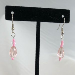 Handmade glass bead earrings